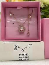 Swarovski Stella necklace Mixed cuts, Star, White, Rose gold-tone plated 5645382