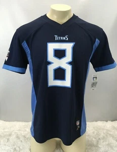 Abbigliamento squadra di calcio NFL Tennessee Titans #8 Mariota Youth taglia XL nuovo con etichette - Foto 1 di 8