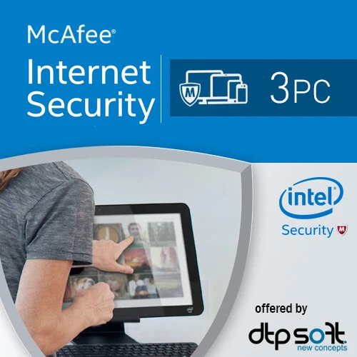 McAfee Internet Security 2025 3 dispositivo 3 PC 1 anno 2024 PC EU KEY IT EU - Immagine 1 di 1