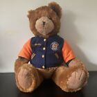 Large Dave and Busters Coach Vintage Teddy Bear Plush Winner 60cm Varsity Jacket