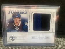 2012-13 Limited Freshman Jumbo Materials Prime #FJCA Carter Ashton Jersey /49 