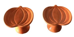 Fall Harvest Autumn Orange Pumpkin Pedestal Cupcake Stand Tier Tray Candel NEW - Picture 1 of 3