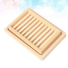 Soap Stand Creative Soap Tray Soap Drainer Dish Wooden Tray Soap