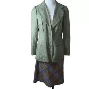 Alice Of California Skirt Suit Womens Vintage Size Small Two Piece Retro Jacket - Picture 1 of 16