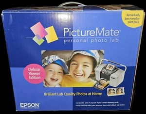 Epson PictureMate Deluxe Digital Photo Printer Photo Lab Brand New - Picture 1 of 6