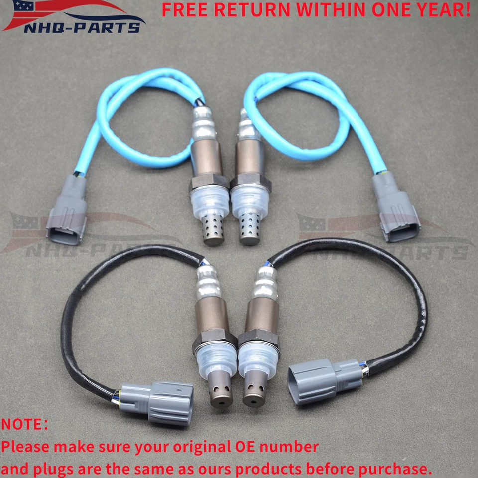 4PCs Oxygen Sensor Upstream + Downstream For 2006-2007 Subaru B9 Tribeca 3.0L US - Image 1 of 4