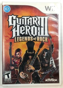 Guitar Hero III Legends of Rock Wii Video Game Multiplayer Wi-Fi - Picture 1 of 4