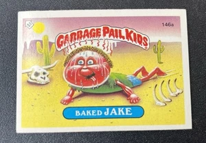 1985 Topps GPK Garbage Pail Kids Series 1 #146a Baked Jake UK - Picture 1 of 2