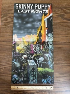 Original 1992 Skinny Puppy Letzte Rechte CD Promo Album Cover Kunst Poster 12 x 24 Zoll - Bild 1 von 6