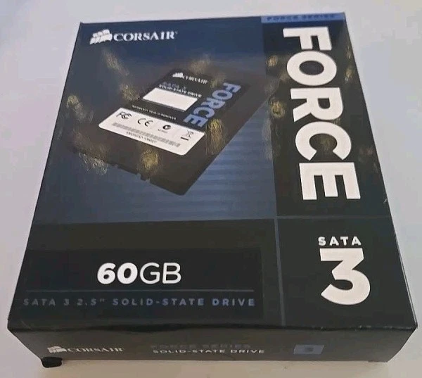 Corsair Force Series 3 60GB SATA 2.5" Solid State Drive CSSD-F60GB3A-BK - Image 1 of 2