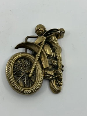 Hebilla de cinturón de latón vendida para moto (1979) Foto 1 de 2