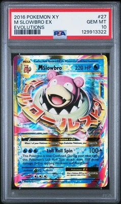 PSA 10 M Slowbro EX #27/108 Pokemon Evolutions - Image 1 of 2