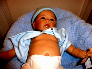 MUÑECA VINILO ASHTON DRAKE/LINDA MURRAY 20" "SWEET BABY LIAM" - Imagen 1 de 6