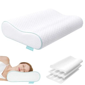 Cervical Neck Pillow, Side Sleeper Pillow for Neck Pain Relief, Adjustable Co... - Picture 1 of 7