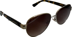 Gafas de sol para mujer Coach HC7111 900513 57 MM dorado claro/marrón degradado piloto - Imagen 1 de 5