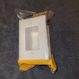 Placa de pared: cable empotrado de baja tensión de paso con fácil montaje blanco - Imagen 1 de 3