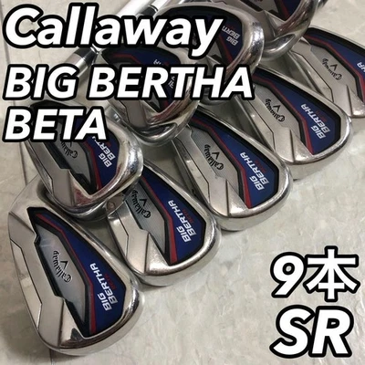 Callaway Big Bertha Beta Irons #4-9,Pw,Aw,Sw(9Clubs)/Carbon genuine/Flex:SR - Image 1 of 4