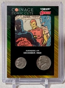 2022 Fleer Ultra Avengers Comic Cuts Coinage 01/15 AVENGERS #71 - Picture 1 of 3