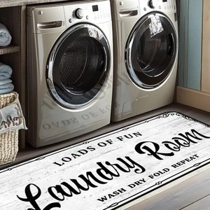 Laundry Room Rug Runner 20X59inch Non Slip Laundry Floor Mat Durable Entrance... - Picture 1 of 7