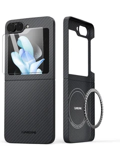 Funda Thinborne Compatible con Samsung Galaxy Z Flip 7 FE y Funda Z Flip 6 6... - Imagen 1 de 6