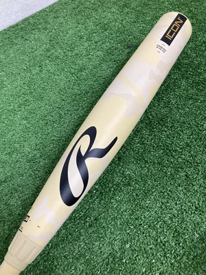 Bate BBCOR 2025 (-3) compuesto Rawlings Icon (2 5/8") Foto 1 de 4