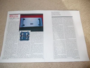 Mark Levinson No 23 Amplifier Review, 2 pg, 1988, Info - Picture 1 of 1