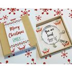 Personalised Christmas Charm Bangle With 3 Charms And Gift Box! UK Seller!