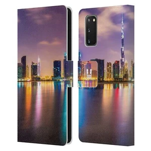 HEAD CASE DESIGNS CITY SKYLINES LEATHER BOOK WALLET CASE FOR SAMSUNG PHONES 2 - Picture 1 of 13