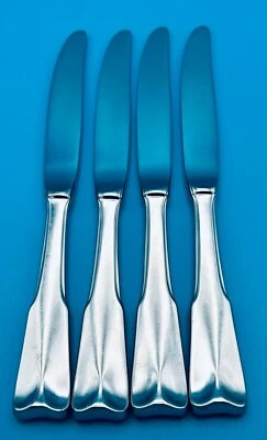 Juego de 4 CUATRO Cuchillos de Cena Lunt MODERNOS CLÁSICOS BRILLANTES 9 1/4" Cubiertos de Acero Inoxidable Foto 1 de 4