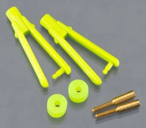 NEW Dubro Long Arm Micro Clevis .032" Lime Green (2) - Picture 1 of 1