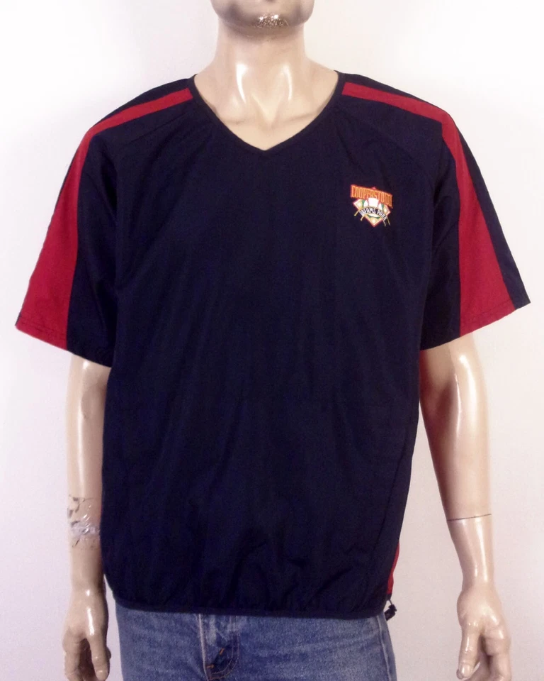 Usado en Excelente Condición Cooperstown Dreams Park HOF Para hombres SS Pullover Chaqueta Rompevientos Bolsillos M Foto 1 de 4