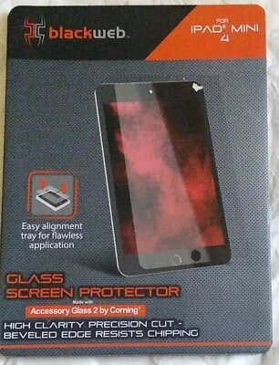 Blackweb Glass Screen Protector - iPad Mini 4 - High Clarity - New - Image 1 of 3