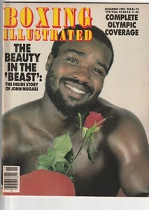 BOXING ILLUSTRATED MAGAZINE JOHN MUGABI COVER NOVEMBER 1984 - Picture 1 of 3