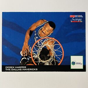 1993-94 NBA Hoops Scoops Derek Harper #HS6 Dallas Mavericks Tc2