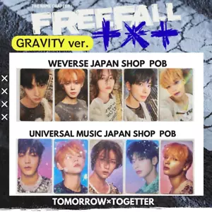 Tarjeta fotográfica TXT The Name Chapter FREEFALL GRAVITY POB Weverse JP Universal Music - Imagen 1 de 40