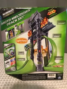 Xconcepts Nano Speed Moto Meltdown Race Track Set / Micr Super Bike NEW - Picture 1 of 6