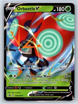 SWSH: Sword & Shield Promo Cards #SWSH078 Orbeetle V Promo - Image 1 of 2