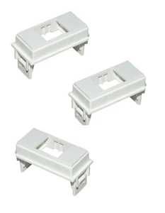 3 pz. ADATTATORE PORTAFRUTTO TICINO BTICINO LIVING NOW BIANCO PER KEYSTONE - Foto 1 di 1