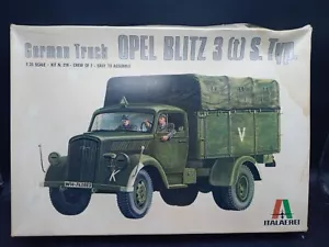 Vintage Italaeri 1/35 Scale Model German Truck Opel Blitz 3(t) S. Typ. NOS - Picture 1 of 9