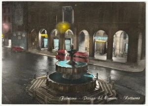FABRIANO - ANCONA - PIAZZA DEL COMMUNICON - NIGHT - VIAGG. 1964 -2050- - Bild 1 von 1