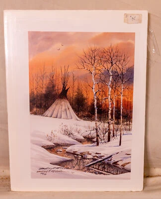 Puesta de sol de invierno, estampado Michael C McCullough Foto 1 de 4