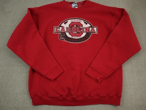 Vintage South Carolina Gamecocks Sweatshirt Men XL Burgundy Pro Player Sweater Cover