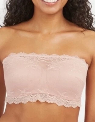 NUEVO SIN ETIQUETAS SPANX Sujetador Bandeau Sin Tirantes Sin Tirantes Encaje 30031R Talla L Foto 1 de 4