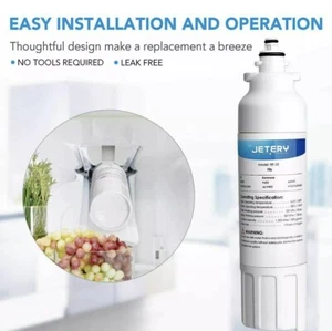 New JETERY Refrigerator Water Filter fit LG LT800P Kenmore 9490 AG15 - Picture 1 of 7