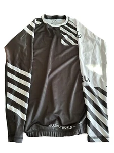 Erwachsene Jiu Jitsu World League Rashguard Extra Small Brandneu Schwarz Weiß BJJ - Bild 1 von 10