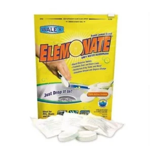 S*A*L*E Walex Elemonate Fresh Lemon Scent Grey Water Deodorizer Drop Ins 5 Pack - Picture 1 of 3