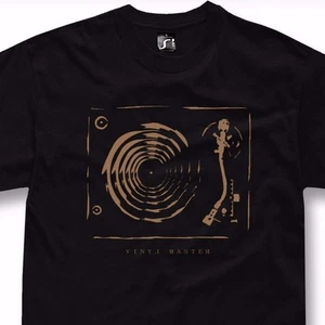 Vinyl record t-shirt turntable technics fans dj gift vintage tshirt - Picture 1 of 5