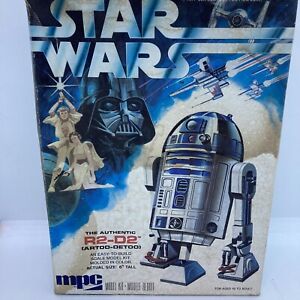 Vintage 1977 MPC Star Wars R2-D2 Scale Model Kit BOX ONLY