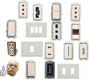 COMPONENTI PRESA BTICINO MAGIC ORIGINALE 5180 5113 5001 5003 5011 5100 5300 5188 - Foto 1 di 28