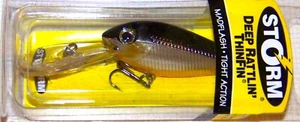 Storm Deep Rattlin' ThinFin 05 MadFlash Lures, Black Chrome, 2" - Picture 1 of 1